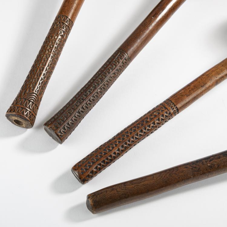 Bild 2 zu Objekt, 4 throwing clubs, 19th century, Fidschi, 163B 224