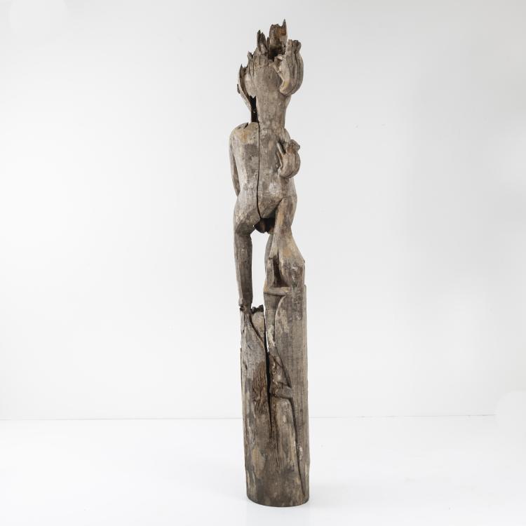 Bild 2 zu Objekt, Skulptur Hampatong mit Sapoedoe Krokodil, 19. Jahrhundert, BUDHAYA, Indonesien, 163B 227