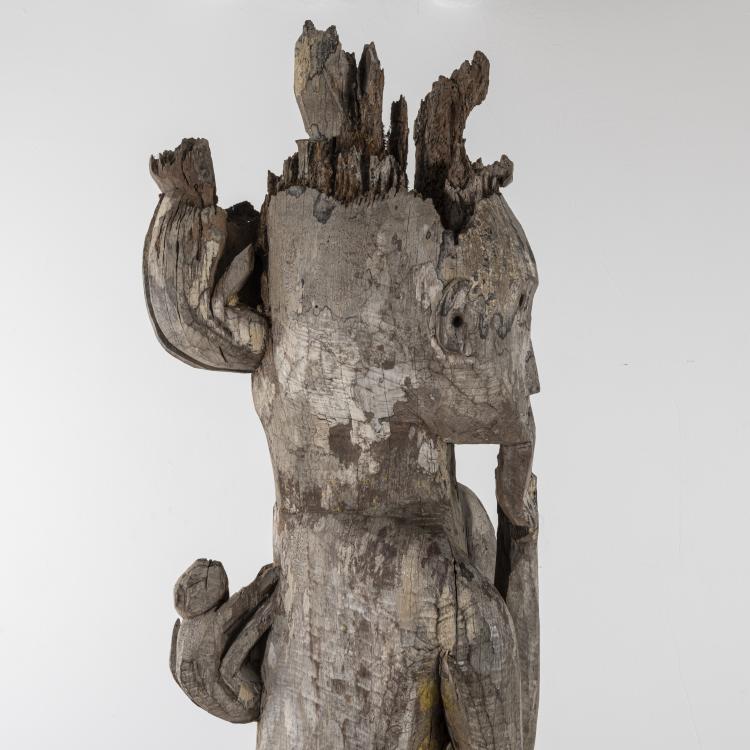 Bild 6 zu Objekt, Skulptur Hampatong mit Sapoedoe Krokodil, 19. Jahrhundert, BUDHAYA, Indonesien, 163B 227