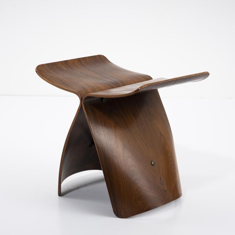 Hauptbild zu Objekt, 'Butterfly' stool, 1954, Sori Yanagi, Tendo Mokko Corp., Tendo Japan, 163B 199