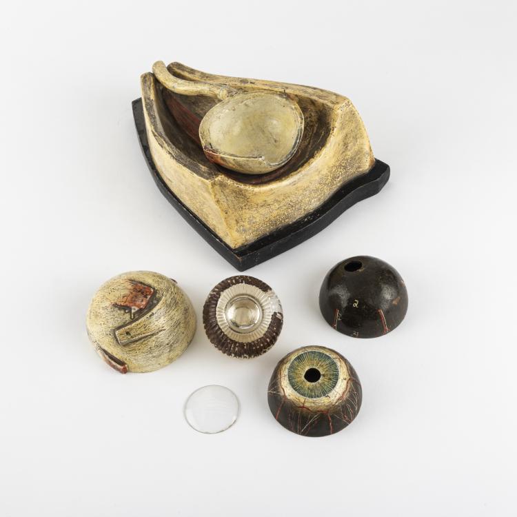 Bild 5 zu Objekt, Anatomical model of the Human Eye, 1900 - 1920, Frankreich (zugeschrieben), 163B 156