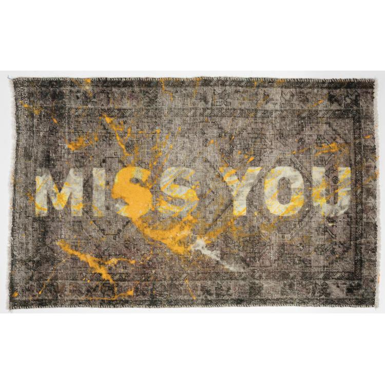 Hauptbild zu Objekt, 'MISS YOU' aus 'Carpets of the Forgotten', 2019, Holger Schmidhuber, 163B 243