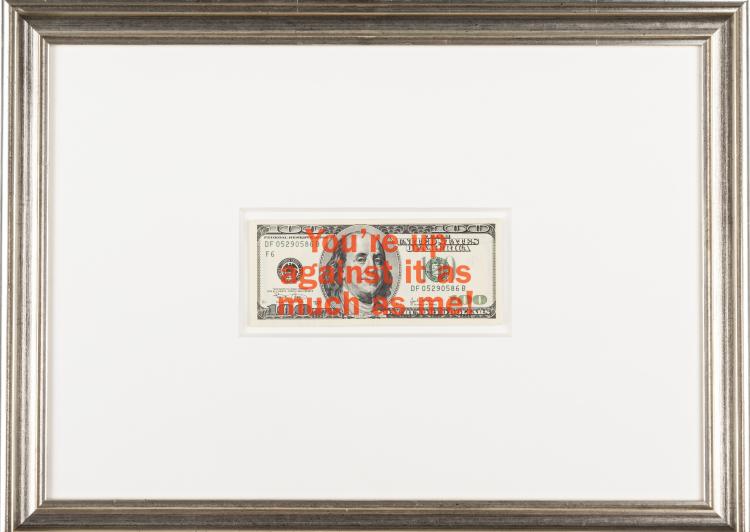 Hauptbild zu Objekt, 100-Dollar note, 2008, Holger Schmidhuber, 163B 244