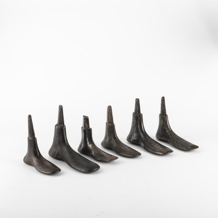 Bild 1 zu Objekt, 6 shoe lasts, probably 19th century, Deutschland (zugeschrieben), 163B 240