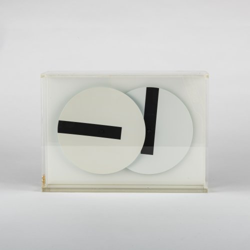 Kinetic clock picture 'Kastor and Polydeukes', 1976