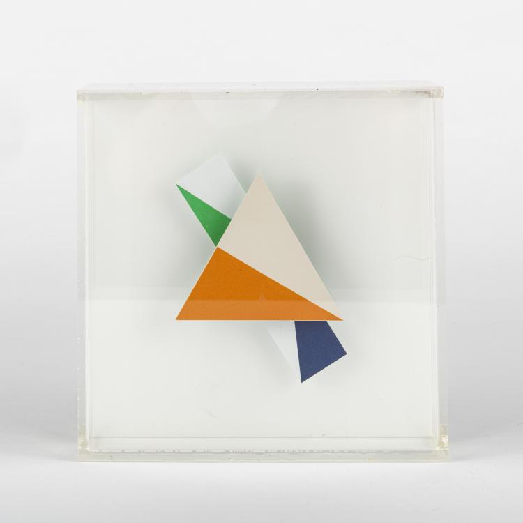 Hauptbild zu Objekt, Kinetisches Uhrbild, 1980, Heinz te Laake, 163B 212