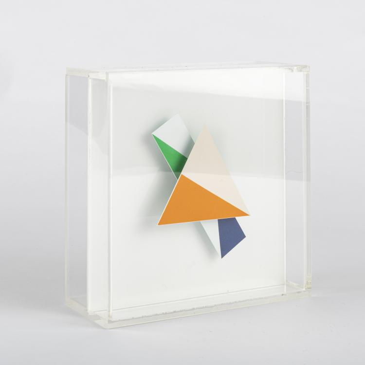 Bild 1 zu Objekt, Kinetisches Uhrbild, 1980, Heinz te Laake, 163B 212