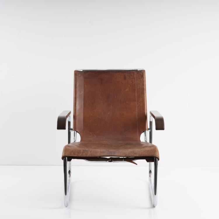 Bild 2 zu Objekt, Armlehnsessel 'B-35', 1928/29, Marcel Breuer, Thonet, Frankenberg, 163A 10