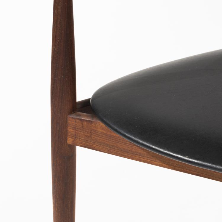 Bild 7 zu Objekt, Tisch mit vier St&uuml;hlen, 1962, Hans Olsen, Frem R&oslash;jle M&oslash;belfabrik, 163C 492