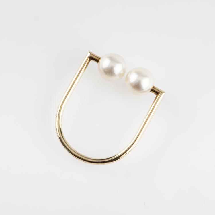 Hauptbild zu Objekt, Pearl ring, 1989, Herman Hermsen, 163E 795