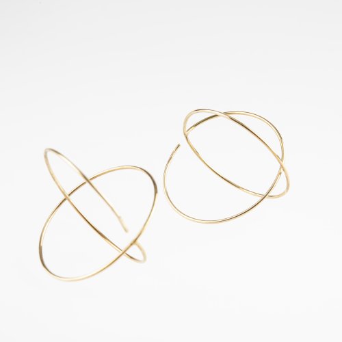 Pair of '1 x 1' earrings, 1982