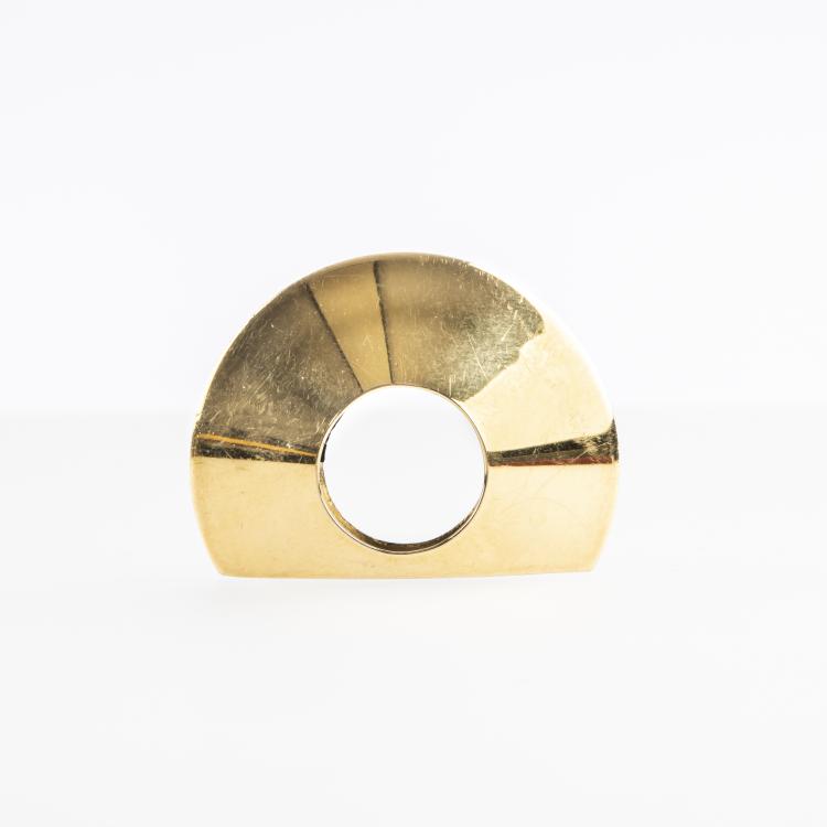Hauptbild zu Objekt, Ring aus der Serie 'Kegelschnitte', 1986, Herman Hermsen, 163E 816