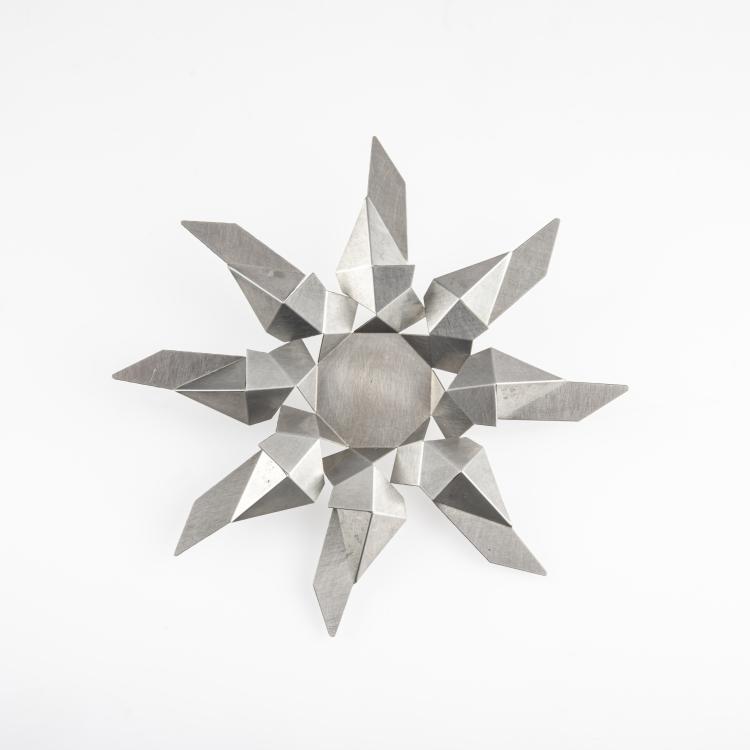 Hauptbild zu Objekt, Brosche 'Brilliant', 1989, Herman Hermsen, 163E 823