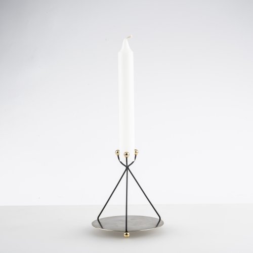 'Chanoukia' candlestick for one candle, 1988