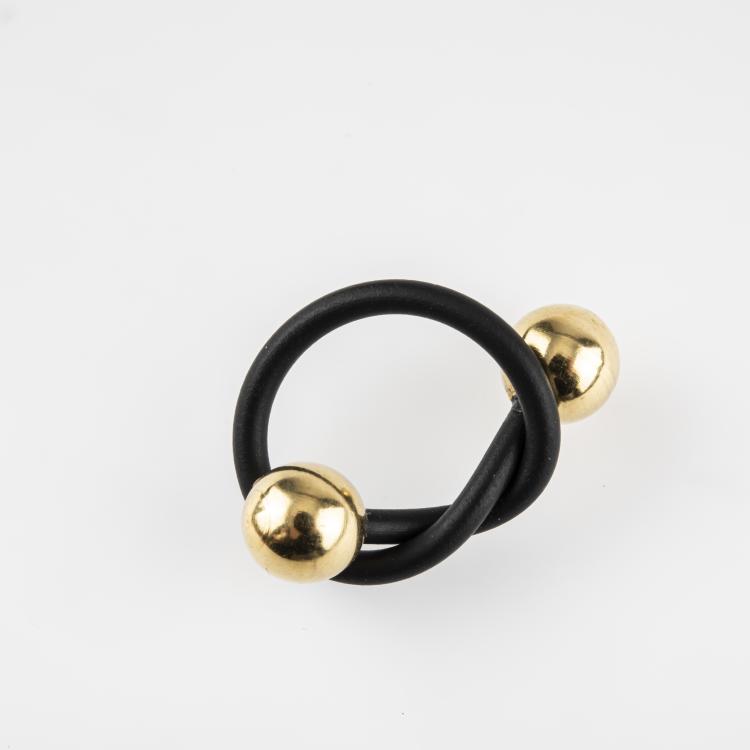 Hauptbild zu Objekt, Ring 'Tangle ring', 1987, Herman Hermsen, 163E 819