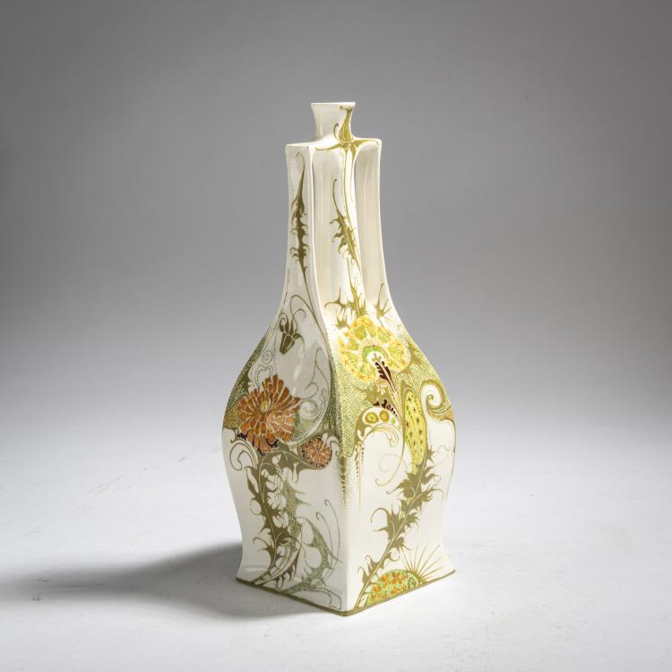 Bild 1 zu Objekt, Henkelvase, 1904, Jacobus Willem van Rossum, Rozenburg, Den Haag, 162C 513