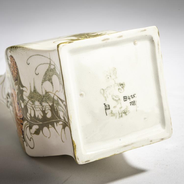 Bild 5 zu Objekt, Henkelvase, 1904, Jacobus Willem van Rossum, Rozenburg, Den Haag, 162C 513