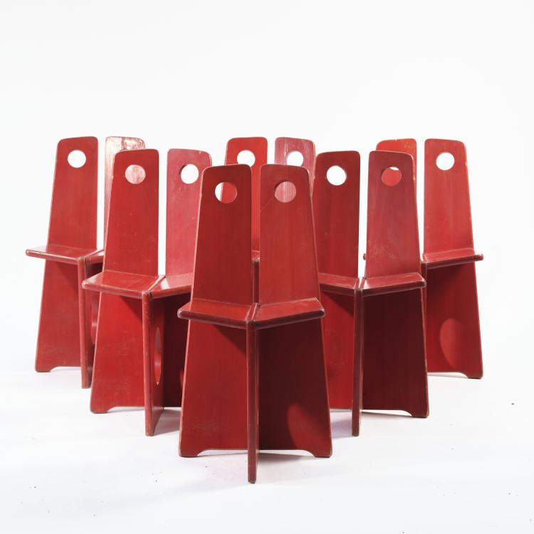 Bild 1 zu Objekt, Sechs St&uuml;hle, 1970er Jahre, Gilbert Marklund, Furusnickarn AB, Schweden, 163C 501