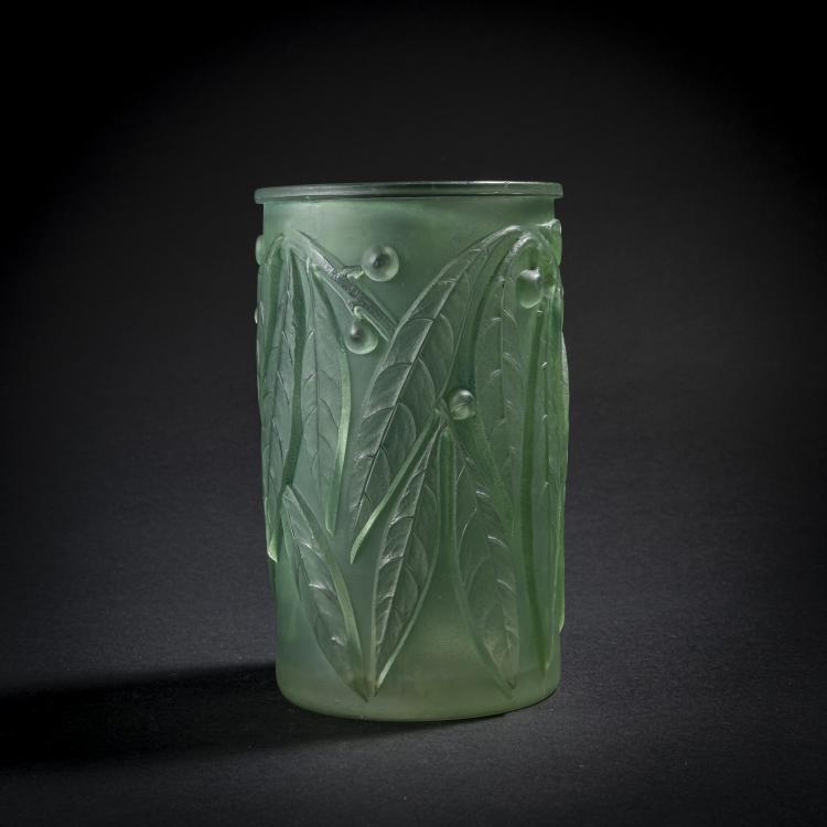 Hauptbild zu Objekt, Vase / Pinselhalter 'Laurier', 1922, Ren&eacute; Lalique, Lalique, Ren&eacute;, Wingen-sur-Moder, 162A 8