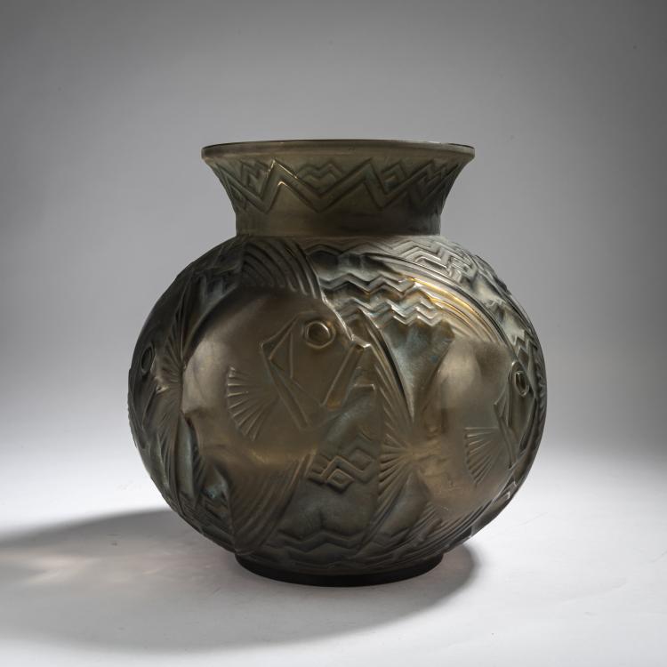 Hauptbild zu Objekt, Vase 'Poissons Saint-Pierre', um 1930, D'Avesn, Pierre, Croismare, 162B 61