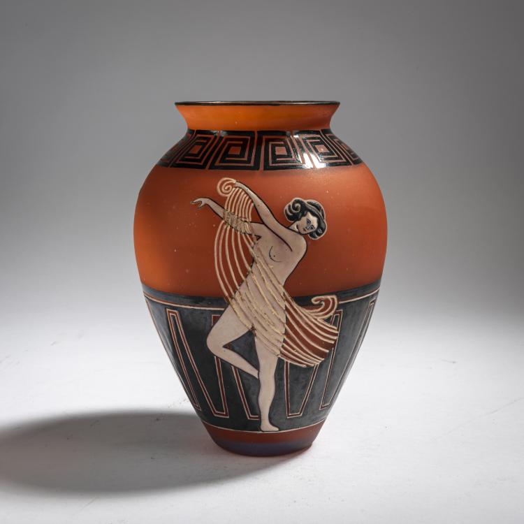 Hauptbild zu Objekt, Vase, 1920s, Delatte, Andr&eacute;, Nancy, 162B 136