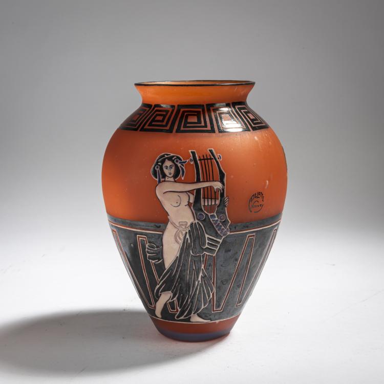 Bild 1 zu Objekt, Vase, 1920s, Delatte, Andr&eacute;, Nancy, 162B 136