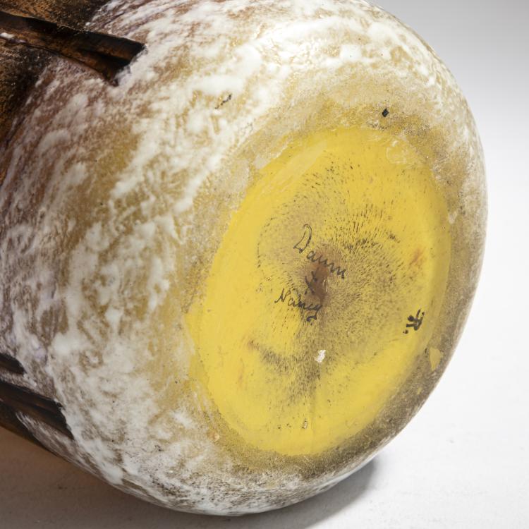 Bild 4 zu Objekt, Vase 'Cr&eacute;puscule neige' oder 'Paysage hiver', um 1902, Nancy Daum Fr&egrave;res, Daum Fr&egrave;res, Nancy, 162B 88