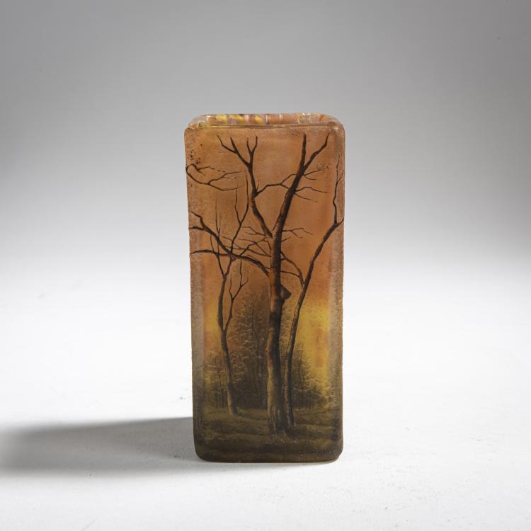 Bild 2 zu Objekt, Vase 'Cr&eacute;puscule neige' oder 'Paysage hiver', um 1902, Nancy Daum Fr&egrave;res, Daum Fr&egrave;res, Nancy, 162B 90