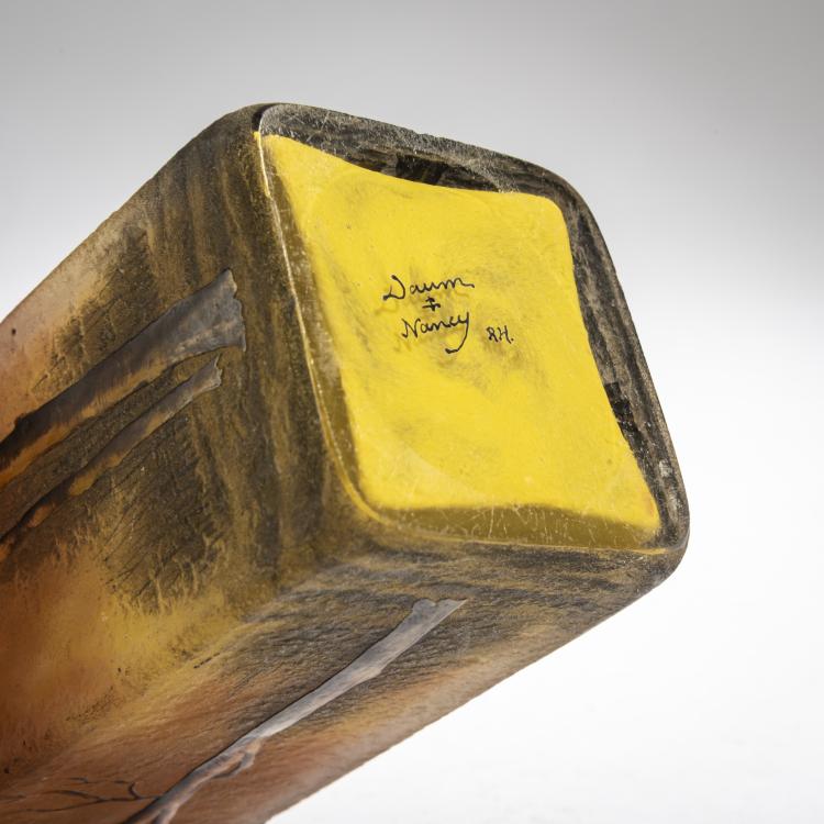 Bild 4 zu Objekt, Vase 'Cr&eacute;puscule neige' oder 'Paysage hiver', um 1902, Nancy Daum Fr&egrave;res, Daum Fr&egrave;res, Nancy, 162B 90