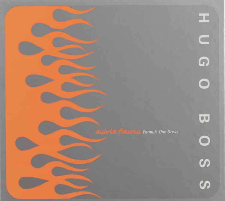 Bild 3 zu Objekt, 'Formula One Dress' and accompanying bag, 1999, Sylvie Fleury, HUGO BOSS, 163D 714