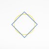 Klemmbrosche 'Square + Circle', 1985