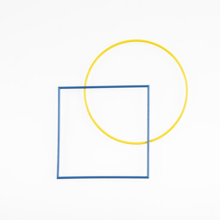 Bild 2 zu Objekt, Klemmbrosche 'Square + Circle', 1985, Herman Hermsen, 163E 768