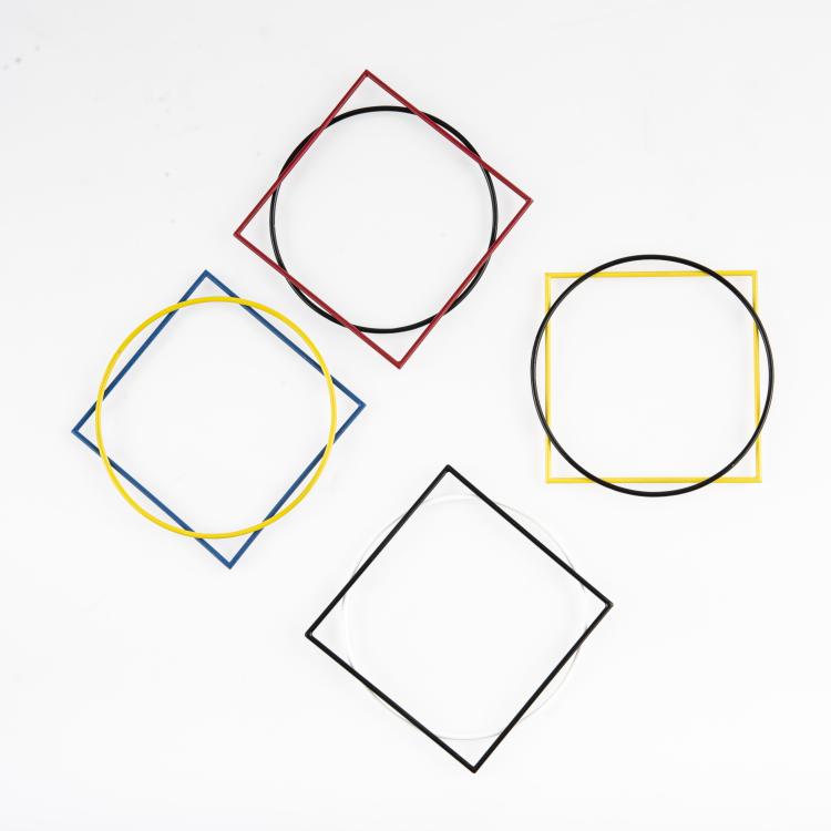 Bild 3 zu Objekt, Klemmbrosche 'Square + Circle', 1985, Herman Hermsen, 163E 768