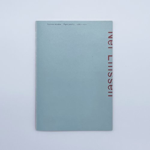 Nel Linssen. Papieren sieraden, 1986 - 1991, 1991