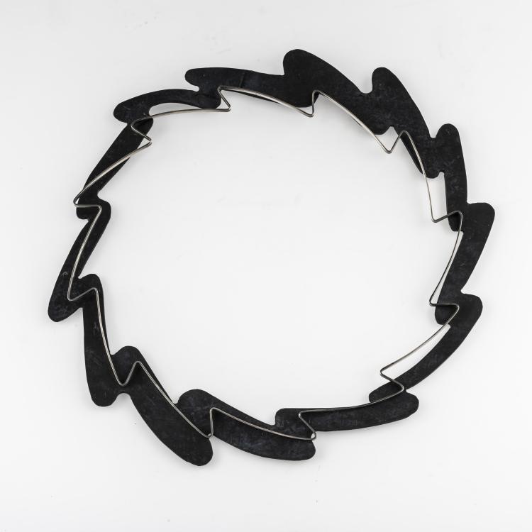 Hauptbild zu Objekt, Halsschmuck 'Zigzag 2', 1991, Maria Hees, 163E 914