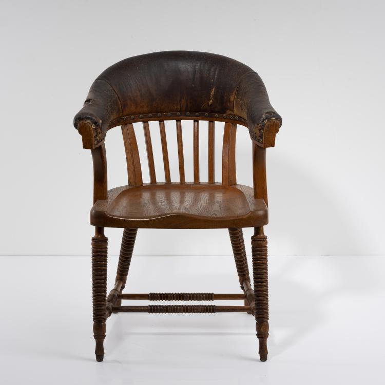 Hauptbild zu Objekt, 'Bureau' chair, 1912, Adolf Loos, F.O. Schmidt, Wien, 162C 341