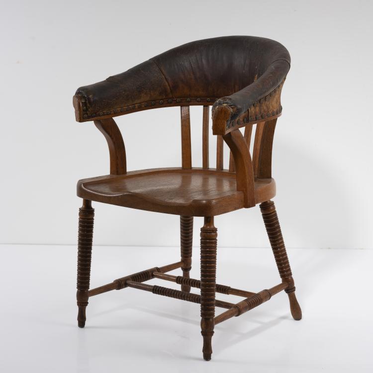 Bild 5 zu Objekt, 'Bureau' chair, 1912, Adolf Loos, F.O. Schmidt, Wien, 162C 341