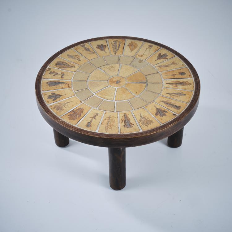 Hauptbild zu Objekt, Side table, c. 1963, Roger Capron, Studio Roger Capron, Vallauris, 163C 410