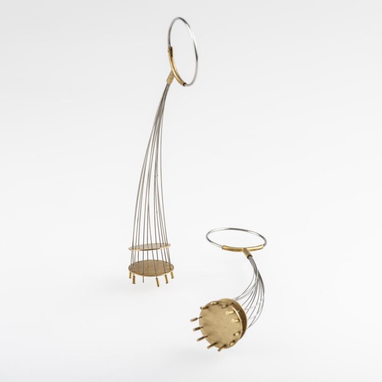 Bild 2 zu Objekt, Pair of earrings, 1985, Wilhelm Tasso Mattar, 163E 1037