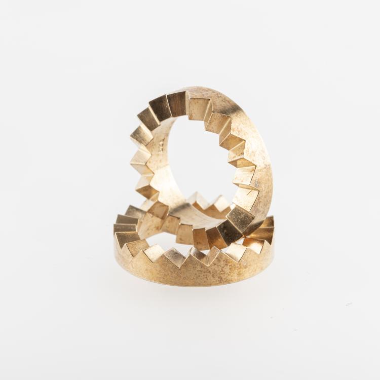 Bild 2 zu Objekt, 'Compatible Partner Ring', 1992, Wilhelm Tasso Mattar,Johannes Oppermann,Gabriela Felgentr&auml;ger, 163E 1024