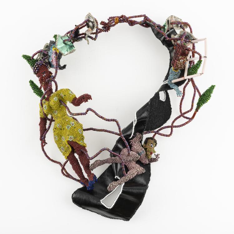 Hauptbild zu Objekt, 'Venusia' necklace, 1989, Joyce J. Scott, 163E 1010