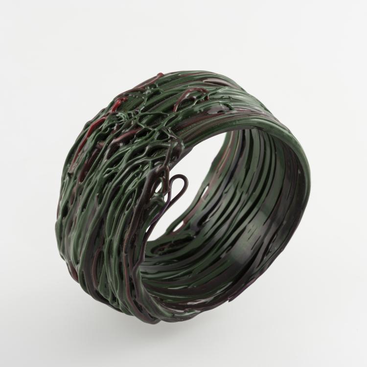 Hauptbild zu Objekt, Armreif 'Spaghetti', 1990er Jahre, Gaetano Pesce, 163E 1014