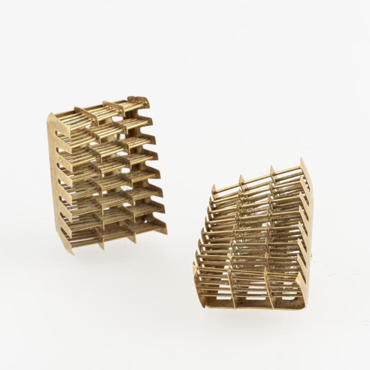 Bild 2 zu Objekt, Pair of ear clips, 1986, Anna Fraling-Thorn, 163E 1017