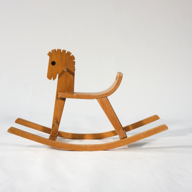 Hauptbild zu Objekt, Rocking horse 'Peter', c. 1958, Konrad Keller, Konrad Keller Spielzeug, G&ouml;ppingen, 163A 79