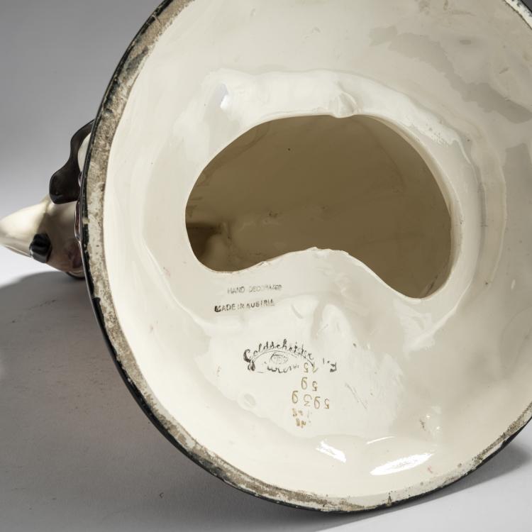 Bild 4 zu Objekt, 'Harlekin, seiner Columbine die Hand k&uuml;ssend', um 1929, Josef Lorenzl, Goldscheider, Friedrich, Wien, 162C 481