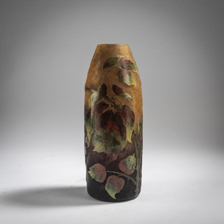 Hauptbild zu Objekt, 'Framboises' vase, c. 1920, Muller Fr&egrave;res, Lun&eacute;ville, 162B 188