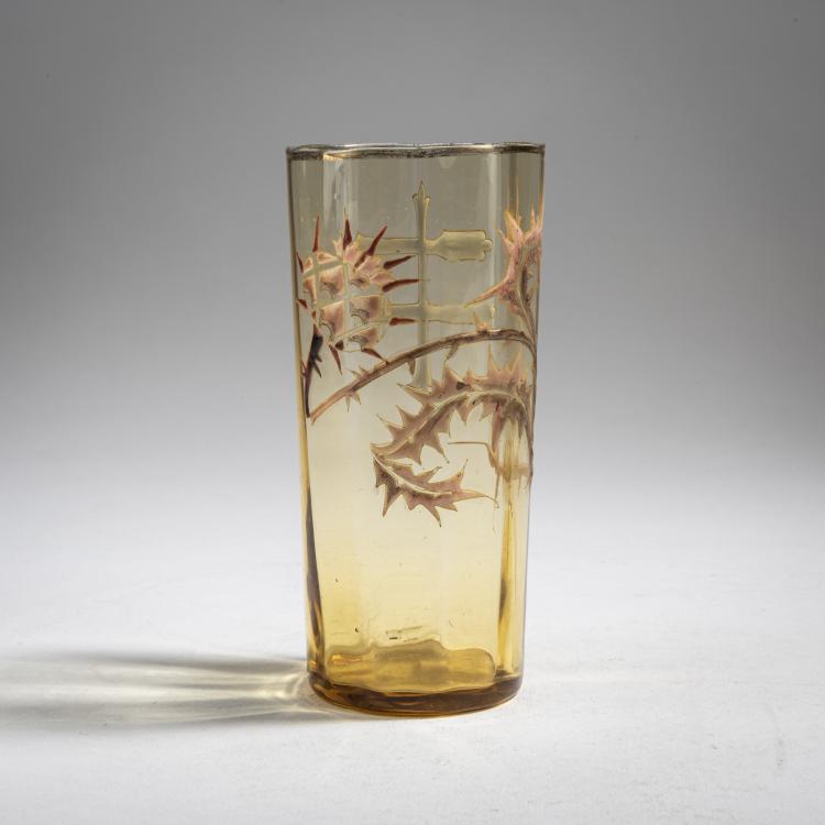 Hauptbild zu Objekt, 'Chardons' cup, c. 1884, Emile Gall&eacute;, Gall&eacute;, Emile, Nancy, 162B 141