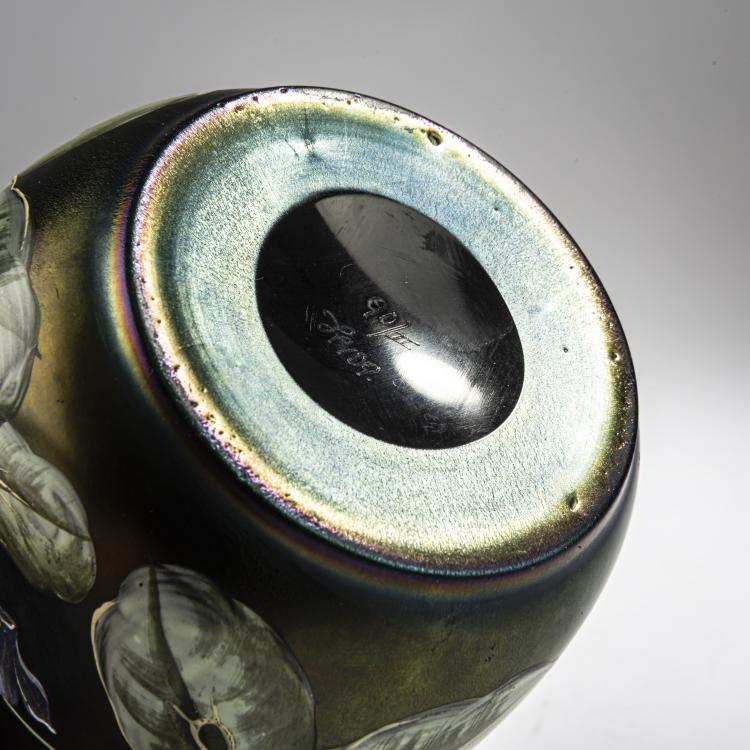 Bild 3 zu Objekt, Vase 'Veilchen', 1900/01, Betty Hedrich (zugeschrieben), Poschinger Ferdinand von, Buchenau, 162B 266