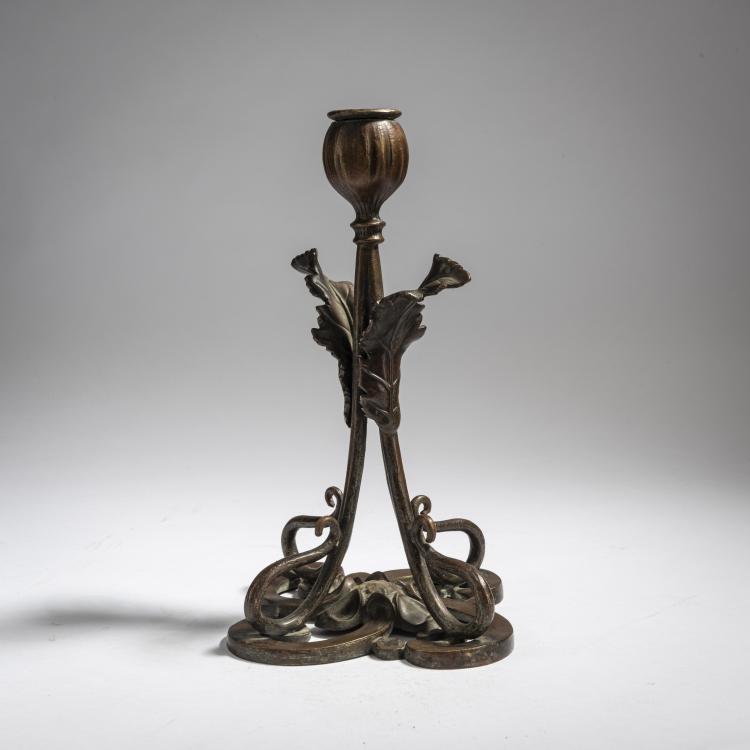 Bild 1 zu Objekt, Candlestick, c. 1912, Edgar Brandt, Brandt, Edgar, Paris, 162C 368