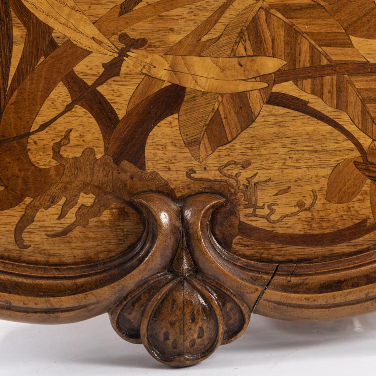 Bild 1 zu Objekt, 'Libellules' side table, 1900, Emile Gall&eacute;, Gall&eacute;, Emile, Nancy, 162C 325